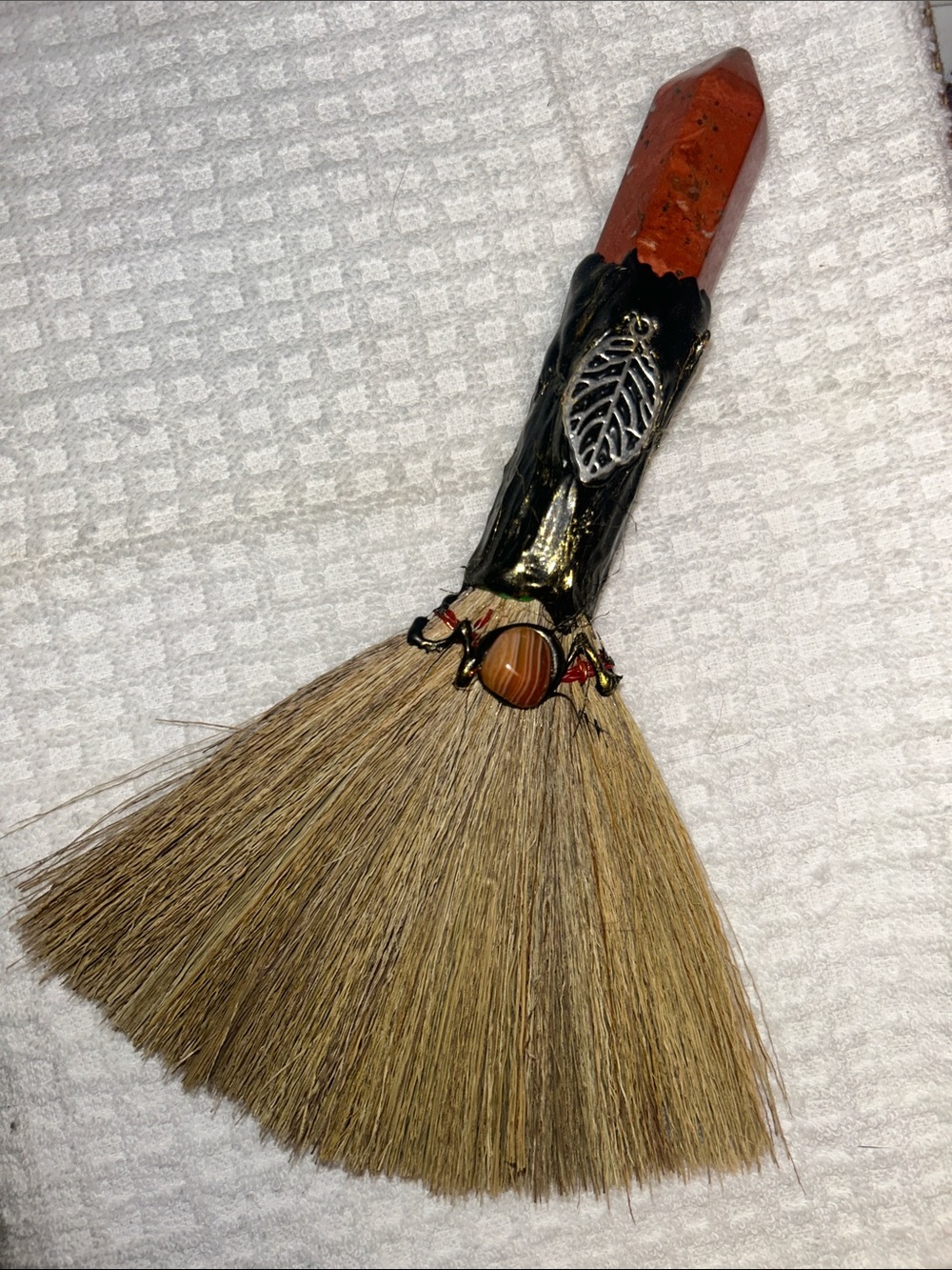 Wicca Broom 🧹 With Precious Gemstones